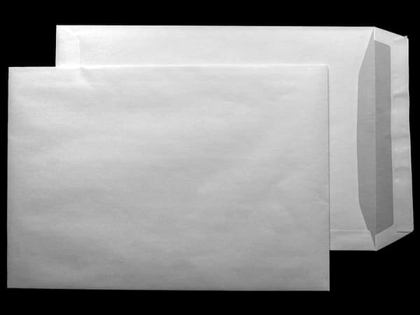 Herlitz Kuvert B4 hk (med rem) vit 250 st