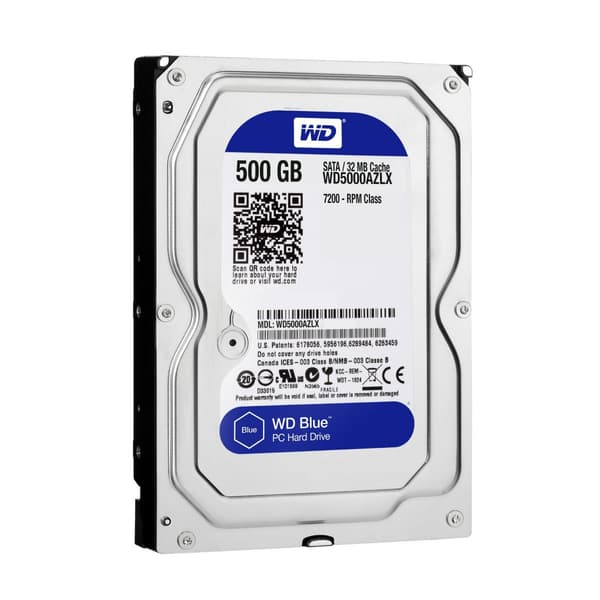 WD Blue WD5000AZLX - harddisk - 500 GB - SATA 6Gb/s