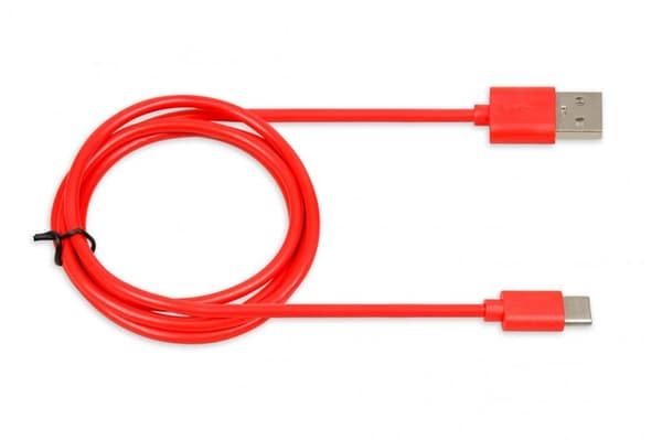 IBOX IKUMTCR TYP-C USB-kabel, 1m, 3A Rød