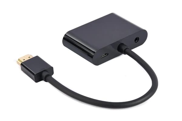 HDMI til VGA-adapter GEMBIRD A-HDMIM-HDMIFVGAF-01 Sort