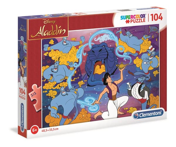 Disney Aladdin puslespil 104 brikker