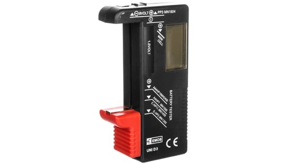 Emos Batteritestare D/R20 C/R14 CR123 AA/R6 AAA/R03 1 st