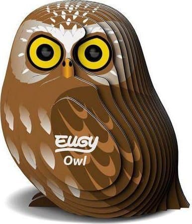 Eugy pöllö. Eco 3D-palapeli