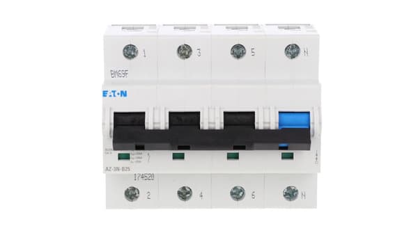 Sovittimen kytkin 3P+N B 25A 25kA AC AZ-3N-B25 174520