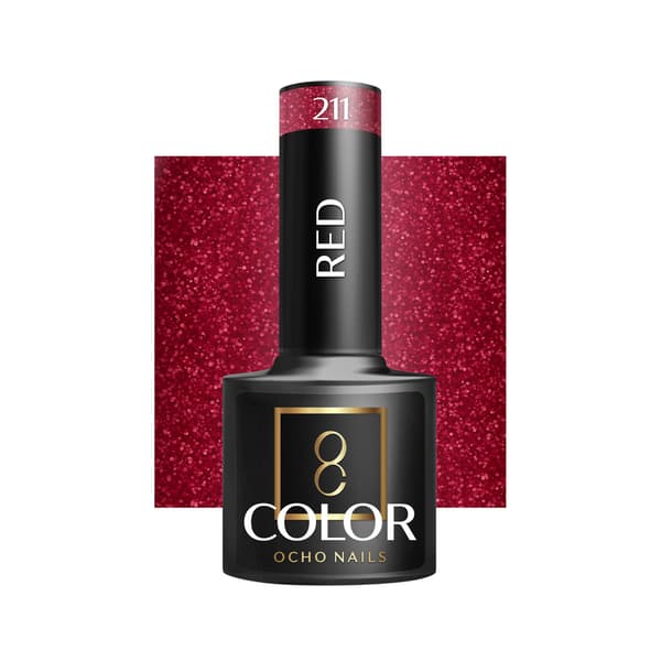 OCHO NAILS Gel Polish röd 211 -5 g
