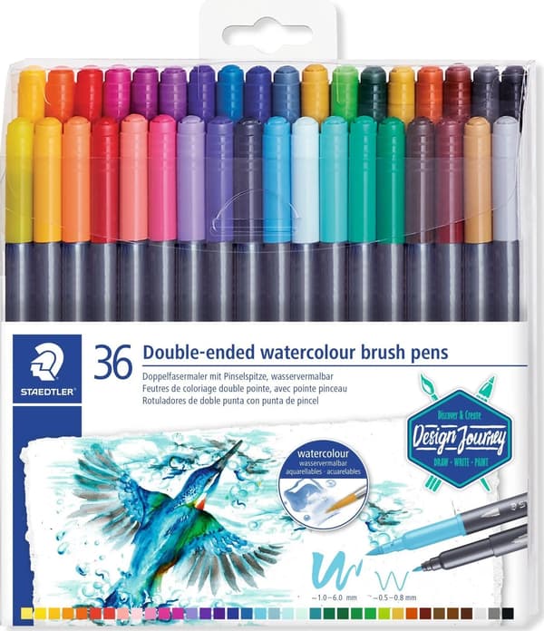 Staedtler Akvarellpennor Staedtler 36 färger