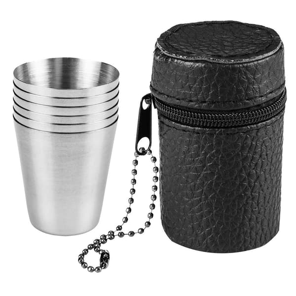 Vandringsglas 6 delar, fodral