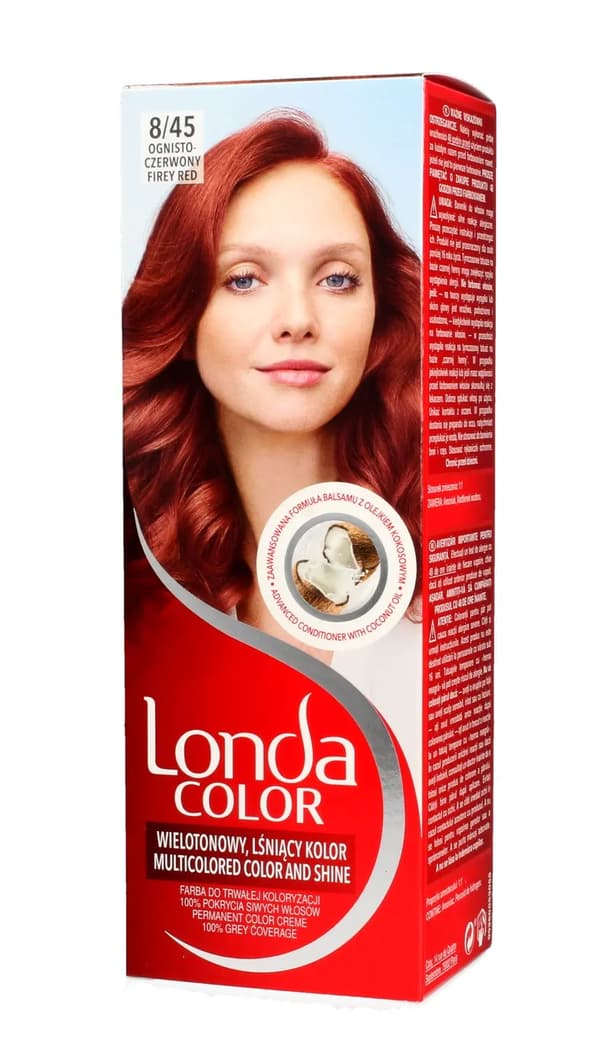 Londacolor Cremefarve nr. 8/45 ildrød