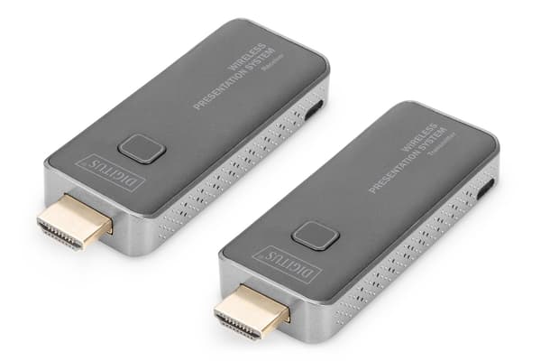 HDMI toistin Digitus Click & Present Mini Harmaa