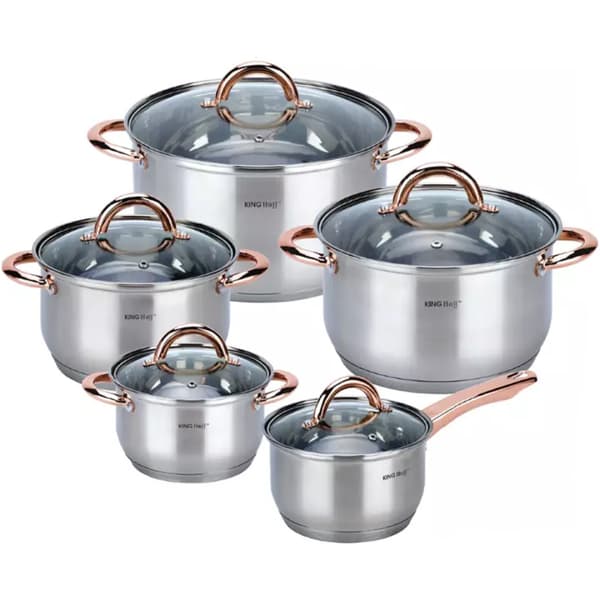 UPPSÄTTNING KOKKÄRL 10 DELAR KINGHOFF KH-1764