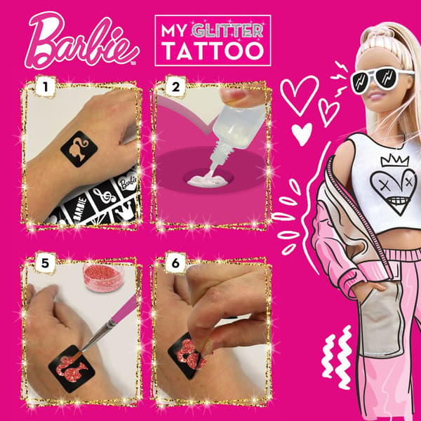 Barbie LISCIANI Glitter Tatueringar 100958