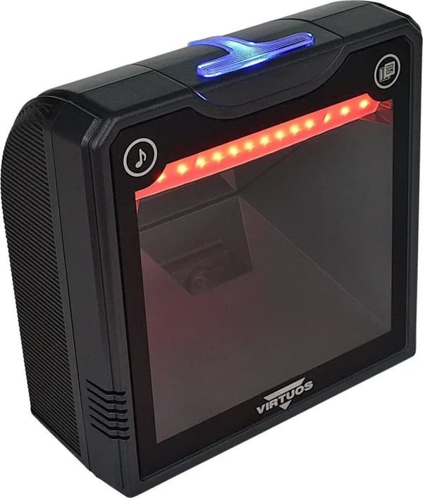 2D-lukija Virtuoso HT-865A, pöytämalli, USB, musta