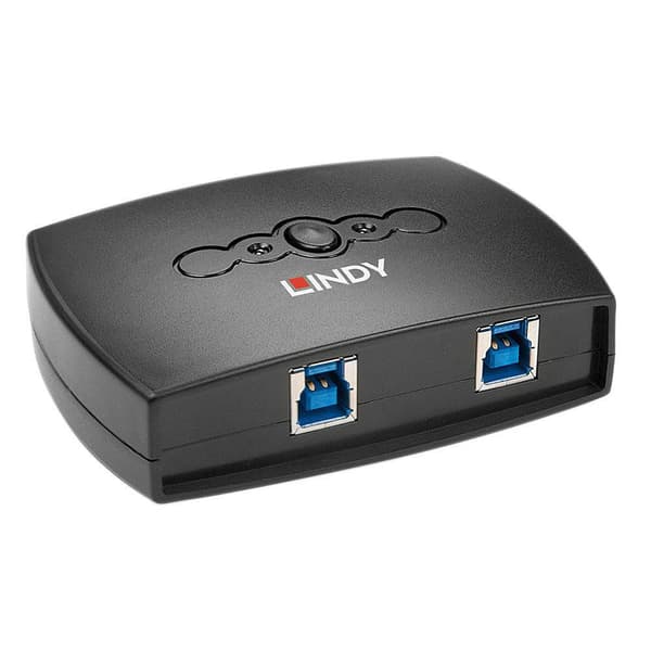 Lindy 2-ports USB 3.0-switch - USB-periferideleswitch - 2 porte