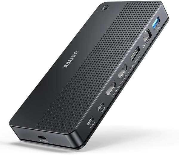 Unitek Switch KVM 2 datorer 2 skärmar 4K