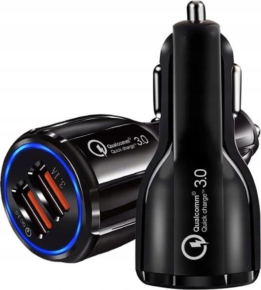 Vega LITTE laturi AUTOLATURI 2 X USB MUSTA 2XUSB 20W A45 >