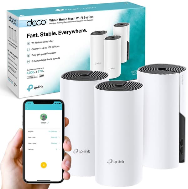 TP-Link DECO M4 - Wi-Fi-system - 802.11a/b/g/n/ac - desktop