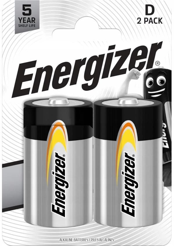 Energizer LR20/2 Everyday D suuri monoparisto 2kpl alkaliparisto