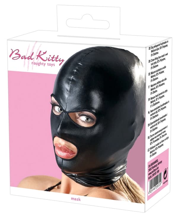 Svart mask dominans slavliknande hud bdsm