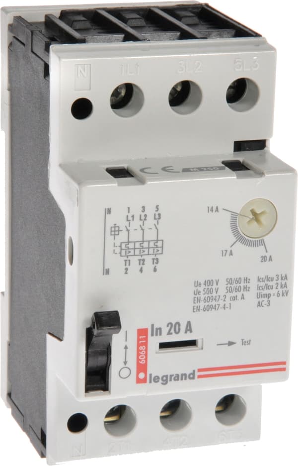 Motorafbryder 3P 9kW 14-20A M 250 20 606811