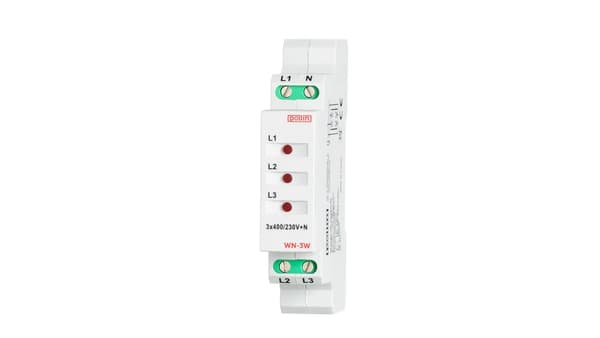 Pollin LED-moduulivalo 3-vaihe 3x400V AC TH35 (WN-3W)