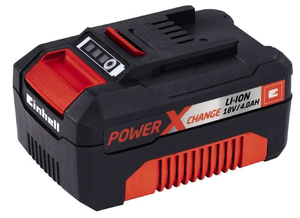 Power-X-Change 18V 4.0Ah batteri (rød/sort)