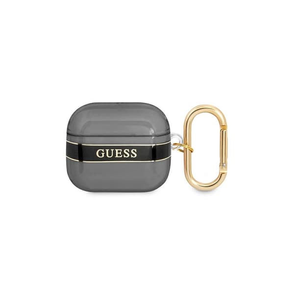 Guess GUA3HHTSK AirPods 3 Skal svart/svart Strap Collection