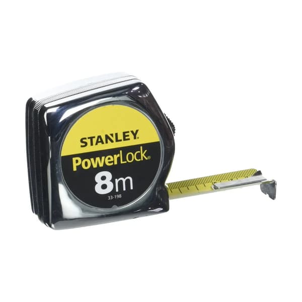 Målebånd Stanley POWERLOCK 8 m x 25 mm ABS