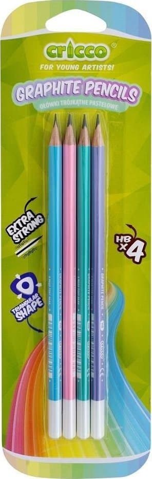 Olanek trekantig pastell HB 4st. CRICCO