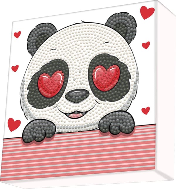 Diamond Dotz Panda Love Diamantmosaikplatta DBX064