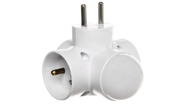 Knuser 3x2P+Z med lampe