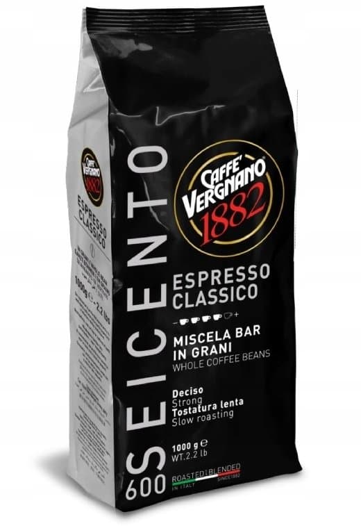 Caffe Vergnano Vergnano 600 Seicento Espresso Classico Hela Kaffebönor 1Kg