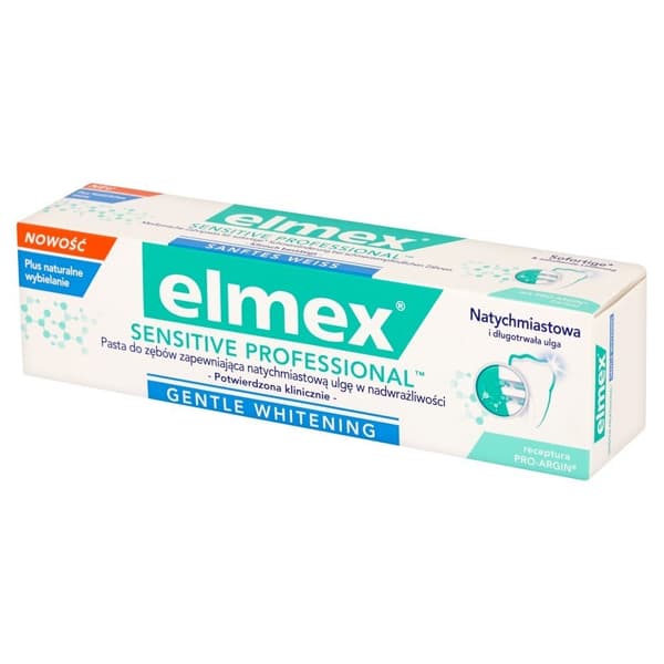 Elmex Sensitive Professional Tandkräm Skonsam Vitgörande 75ml