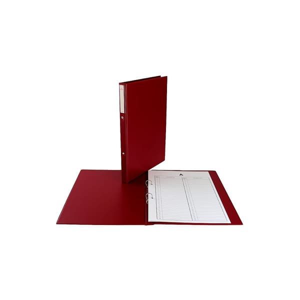 Skrivebordsmappe til personlige filer A4/2R, PVC, bordeaux (BF1120)