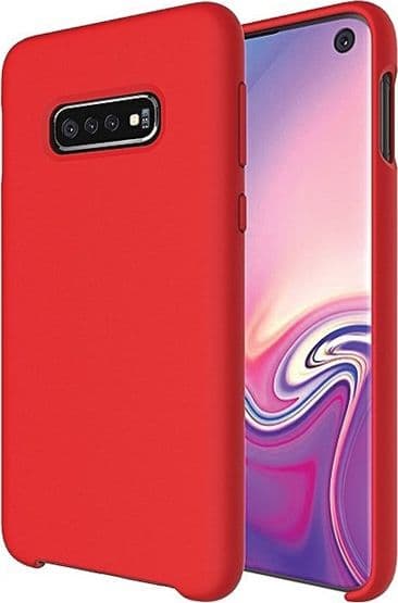 Kotelo silikoni Samsung A20s A207 punainen /punainen