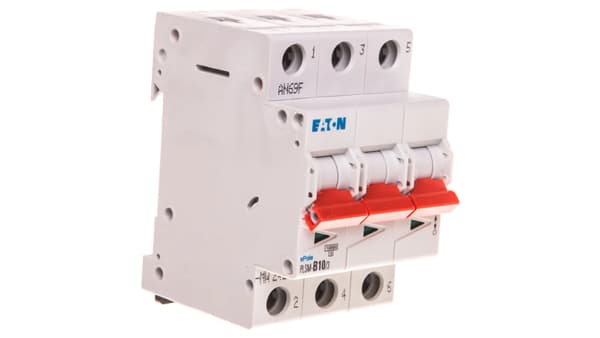 Eaton Sideafbryder 3P B 10A 10kA AC PLSM B10/3-MW (242444)