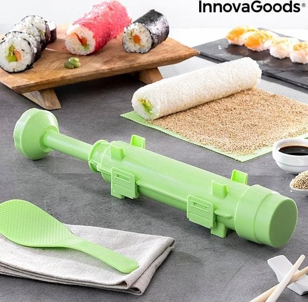 Sushi-sæt med opskrifter Suzooka InnovaGoods 3 dele