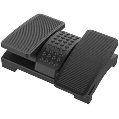 Fodstøtte Q-Connect 43x32cm sort