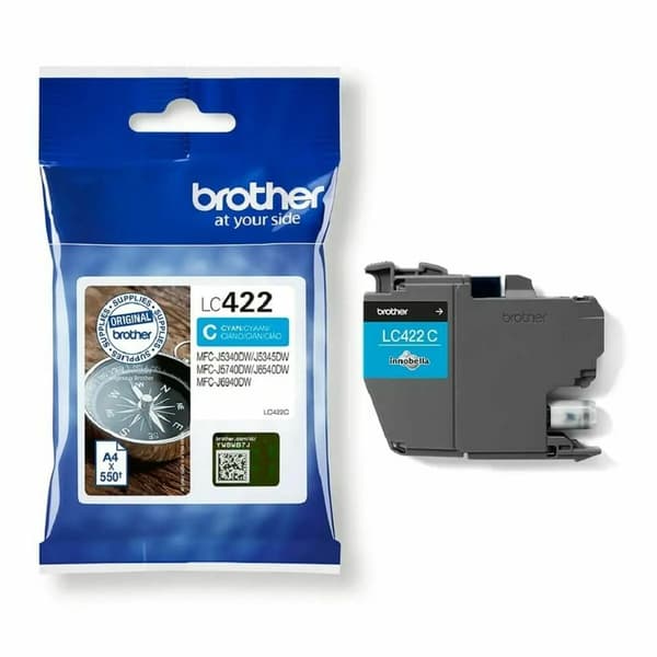 Brother LC422C - cyan - original - blækpatron