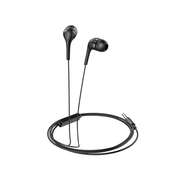 HOCO langalliset kuulokkeet Jack 3,5 mm mikrofonilla M40 musta
