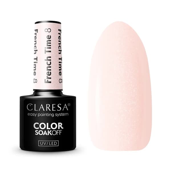 CLARESA Gel nagellack FRENCH TIME - 8 5g