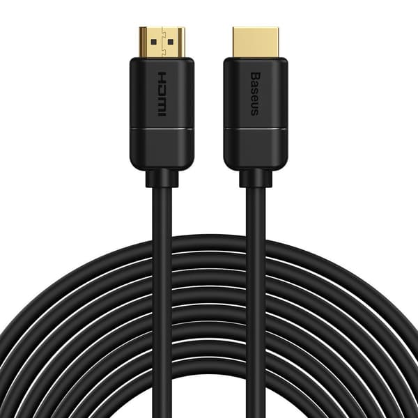 Baseus videokabel High definition Series HDMI til HDMI 4K 30 Hz, 3D HDR, 18 Gbps, 8 m sort (CAKGQ-E01)