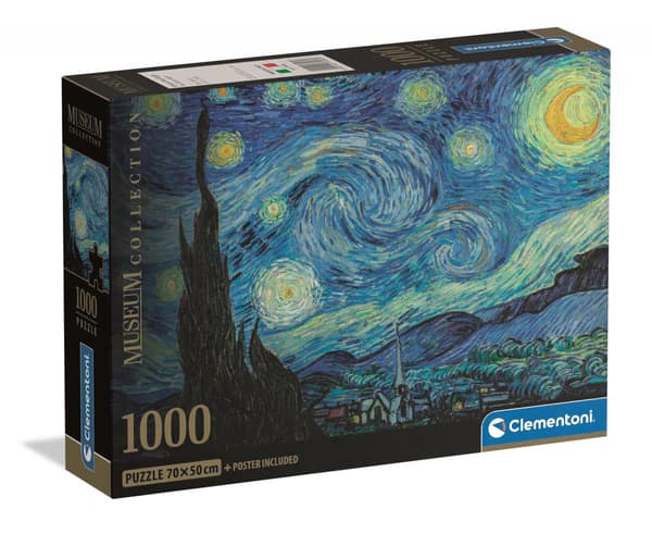 Palapeli Clementoni Starry Night 37065, 1000 palaa