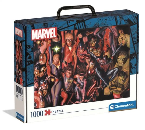 Puslespil 1000 Brief Case Marvel 2022