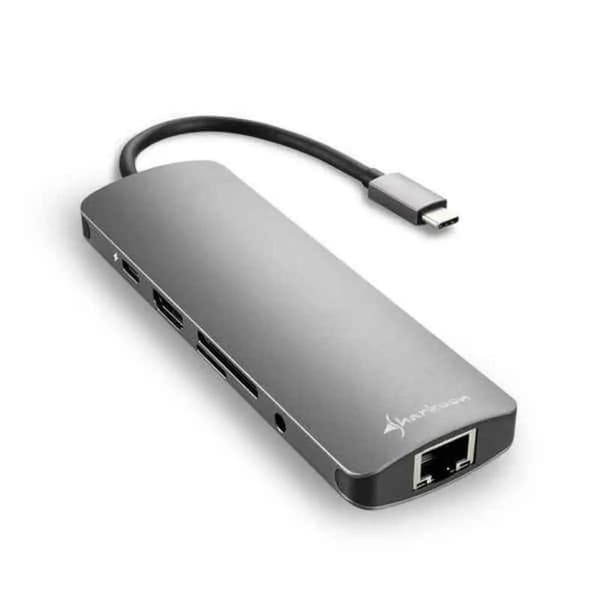 USB-hubb Sharkoon USB 3.0 Typ C
