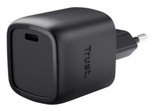 TRUST GaN-laturi MAXO 30W, USB-C, musta
