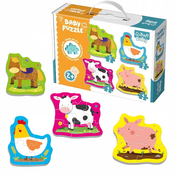 Palapeli Baby classic Eläimiä maaseudulla. 36070 Trefl p6