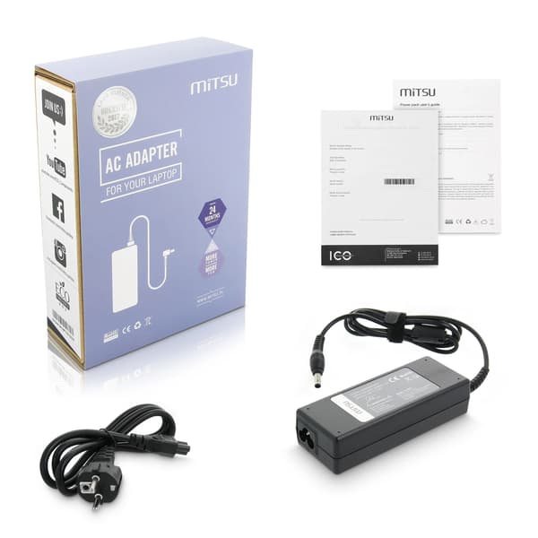 Mitsu bærbar adapter 90 W, 3 mm, 4.7 A, 19 V (ZM/SAM19474)