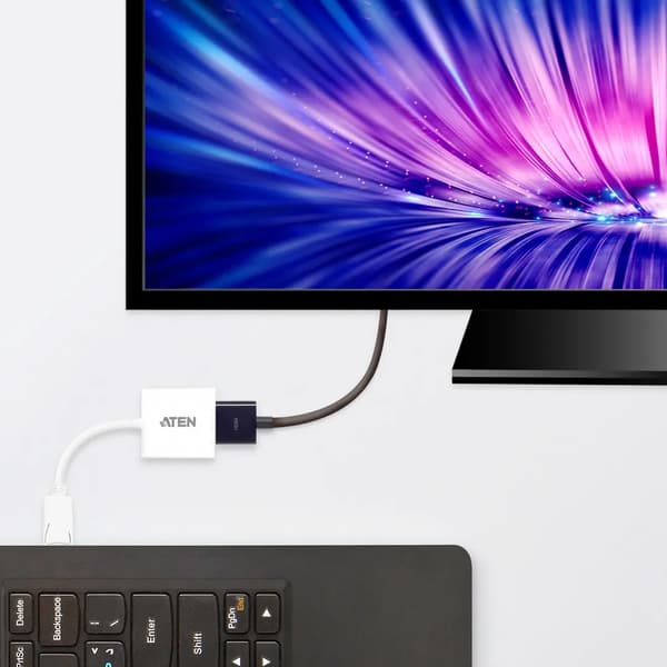 ATEN VC985 - adapter - DisplayPort / HDMI - 18 cm