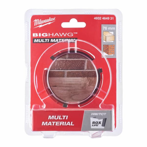 MILWAUKEE HULSAV BIG HAWG 76mm MULTI MATERIAL