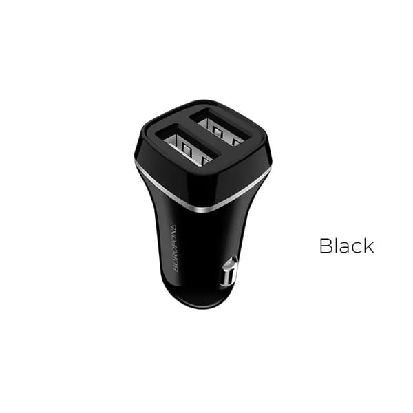 Borofone-akkulaturi 2x USB-A 2,4 A (BFO-BZ2-B)